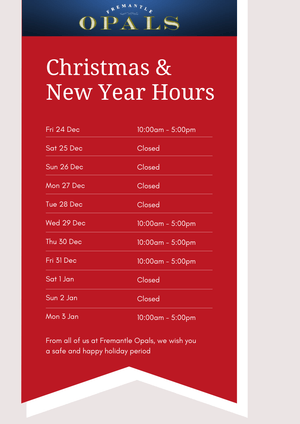 Holiday Trading Hours 2021/2022
