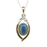 Sterling Silver Triplet Opal Pendant