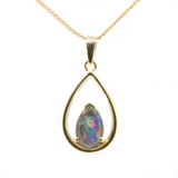 9ct Yellow Gold Triplet Pendant