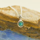 Sterling Silver Triplet Opal Pendant