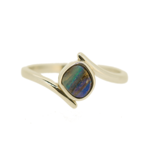 Sterling Silver Boulder Opal Ring