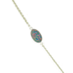 Sterling Silver Doublet Bracelet