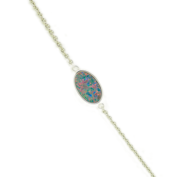 Sterling Silver Doublet Bracelet