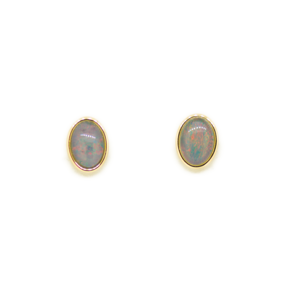 Sterling Silver Gold Plated Triplet Earrings