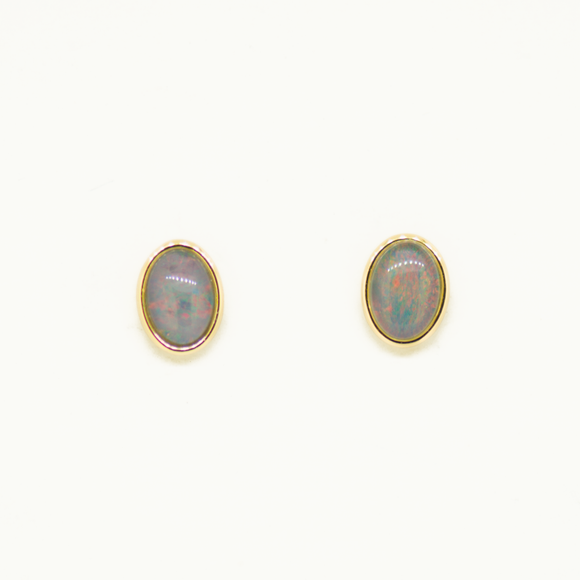 Sterling Silver Gold Plated Triplet Earrings