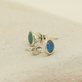 Sterling Silver Triplet Earrings