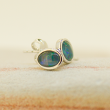 Sterling Silver Triplet Earrings