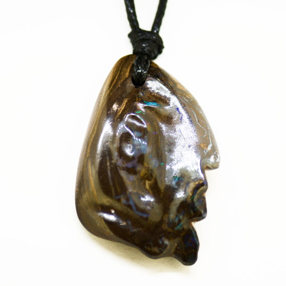 Queensland Boulder Opal On Cord