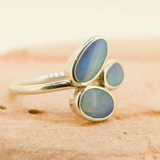 Sterling Silver Boulder Opal Ring