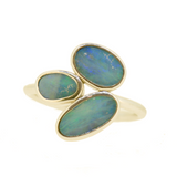 Sterling Silver Boulder Opal Ring
