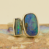Sterling Silver Boulder Opal Ring