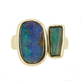 Sterling Silver Boulder Opal Ring