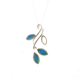 Sterling Silver Enhanced Opal Pendant