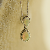 Sterling Silver Solid Opal Pendant