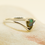 Sterling Silver Boulder Opal Ring