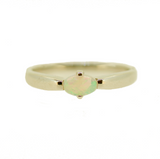 Sterling Silver Solid Opal Ring