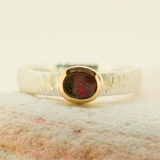 Sterling Silver Boulder Opal Ring