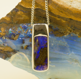 Sterling Silver Boulder Opal Pendant