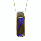 Sterling Silver Boulder Opal Pendant