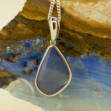 Sterling Silver Boulder Opal Pendant