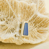 Sterling Silver Inlay Opal Pendant