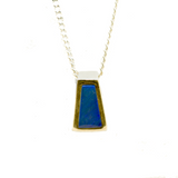 Sterling Silver Inlay Opal Pendant