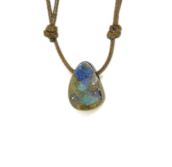 Queensland Boulder Opal On Cord